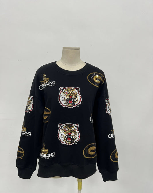 Grambling State University Sequin Sweatshirt Size Small!!